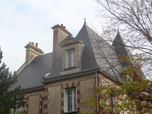 maison de maître en ardoises