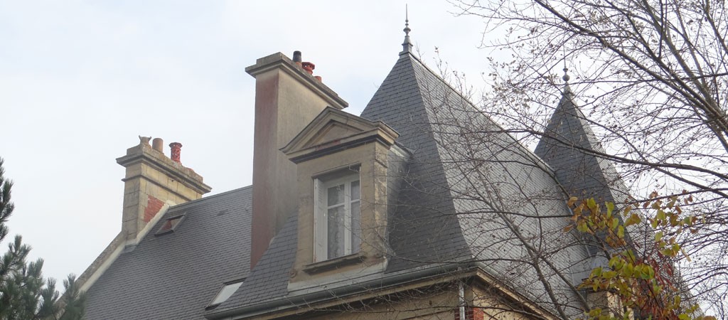 Maison de maître en ardoise